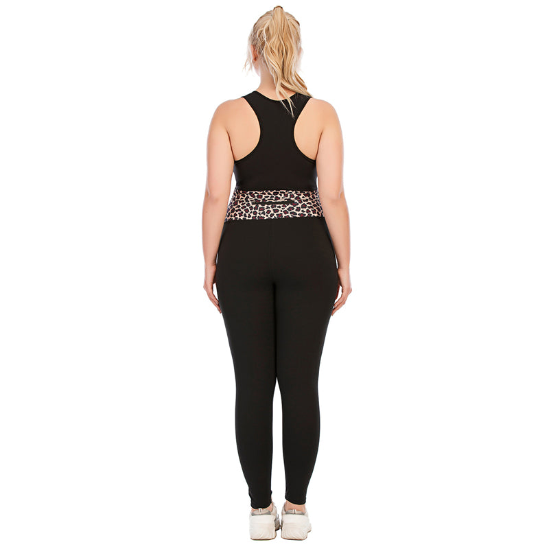 Plus Size Yoga Set for Women - High Impact Active Wear