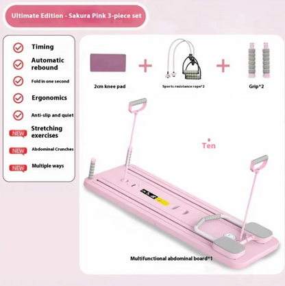 Multi-Function Ab Wheel Fitness Board