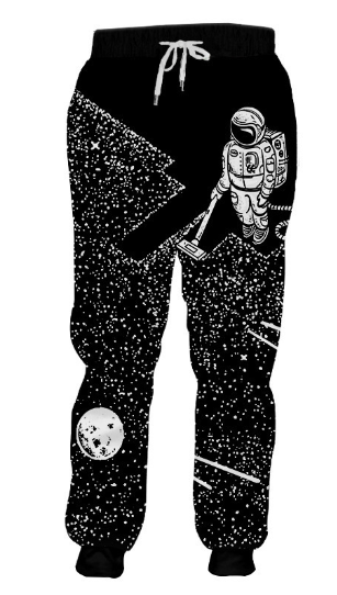 Starry Sky Pattern Sports Trousers