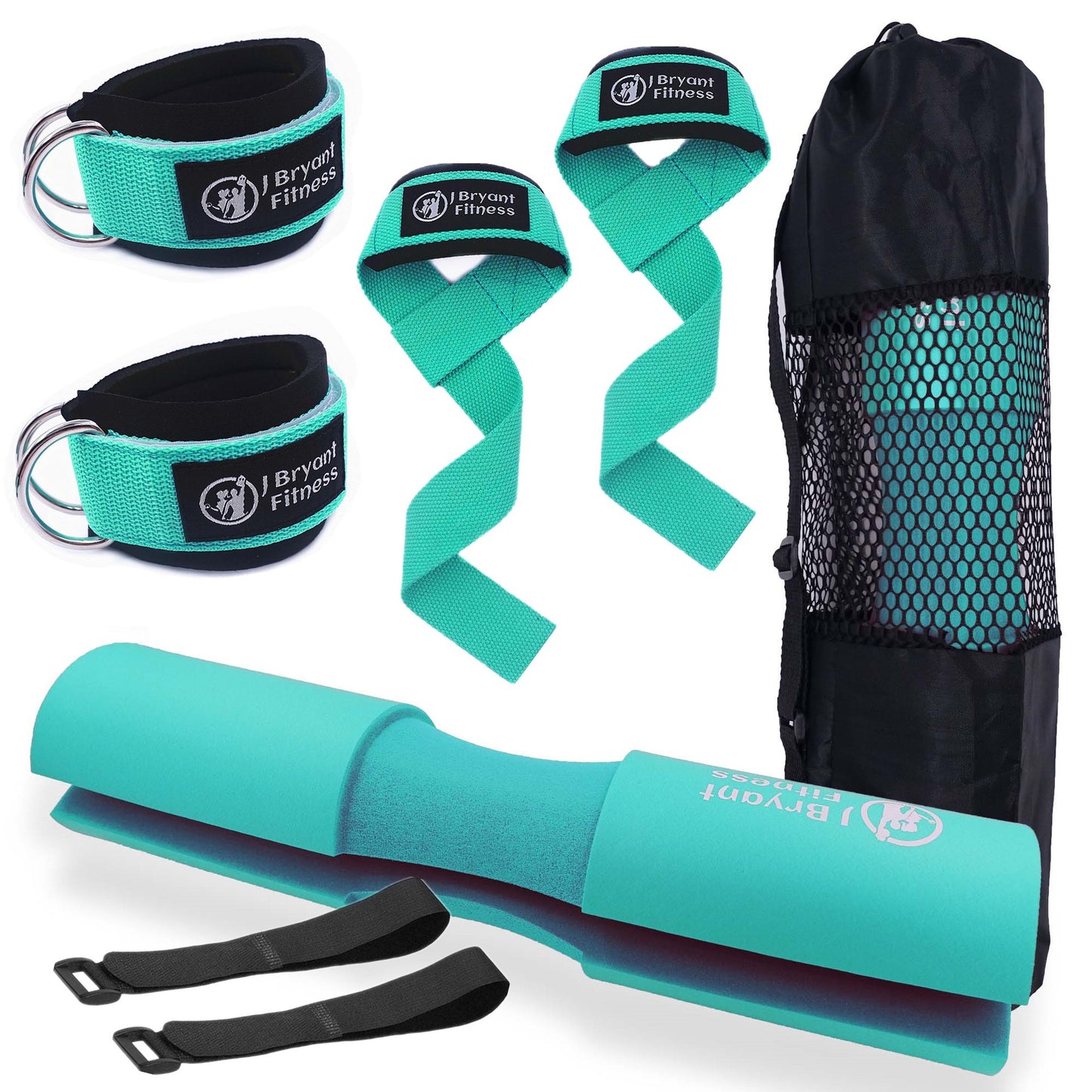 Barbell Pad Set with Ankle Strap for Hip Thrusts
