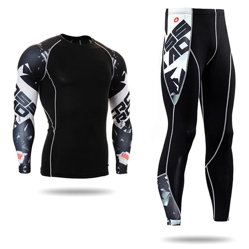 Long Sleeve Sports Compression Suit