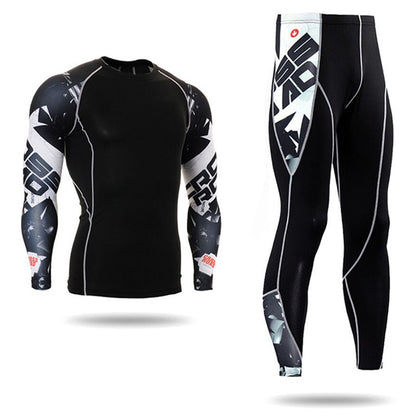 Long Sleeve Sports Compression Suit