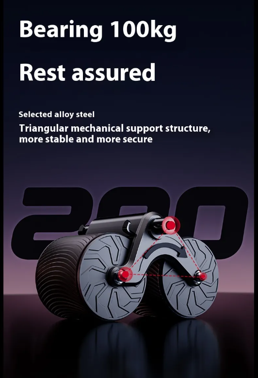 Auto-Rebound Ab Wheel