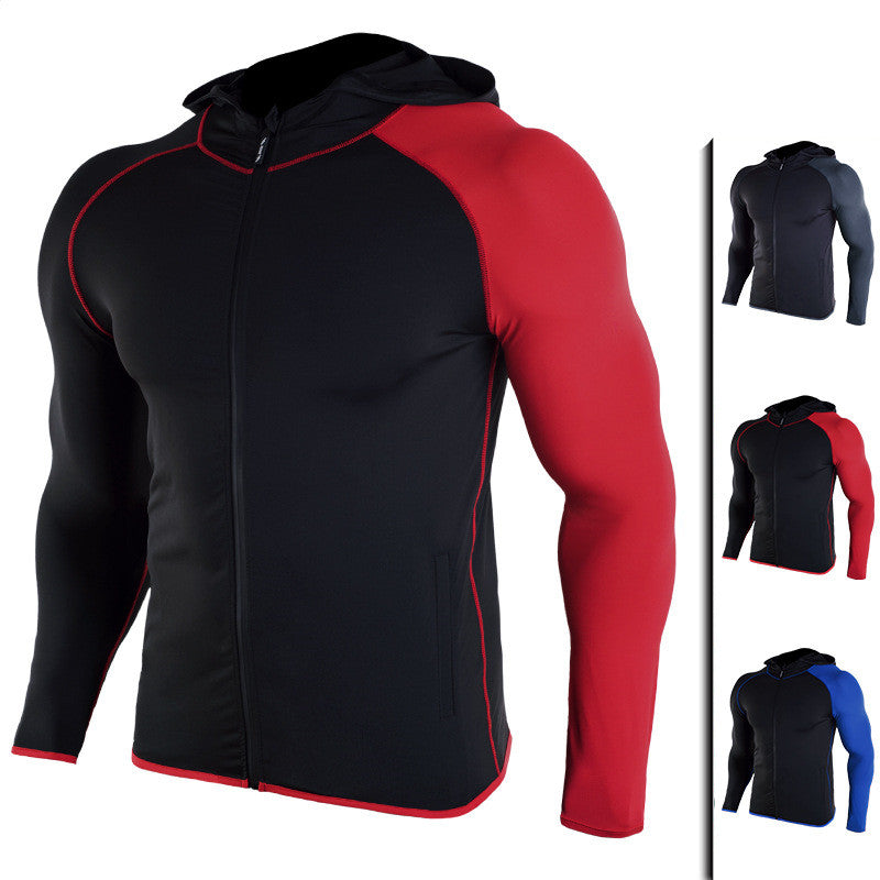 Men's Zip-Up Sports Training Jacket
