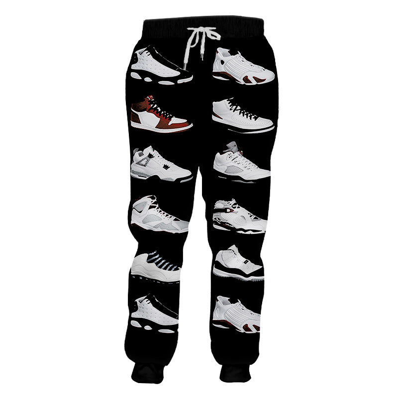 Starry Sky Pattern Sports Trousers
