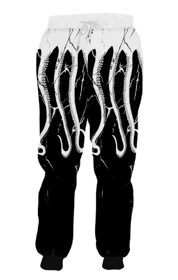 Starry Sky Pattern Sports Trousers