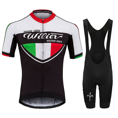 Short-Sleeve Bib Cycling Jersey