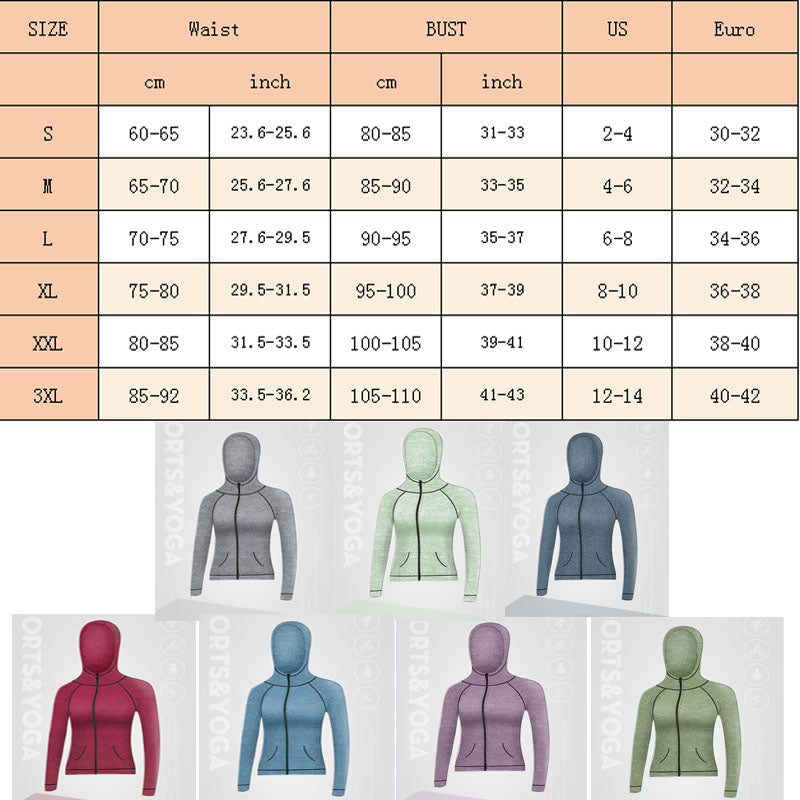Women's Compression Yoga Running Jacket