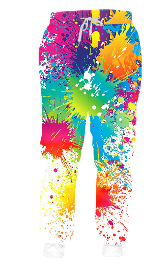 Starry Sky Pattern Sports Trousers