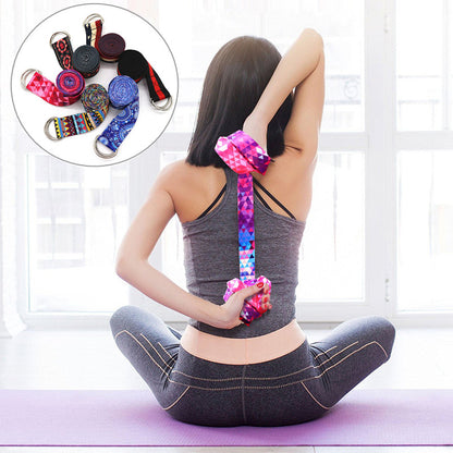 Multi-Color Yoga Stretching Belt for Fitness and Sports