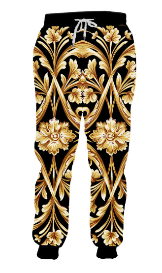 Starry Sky Pattern Sports Trousers