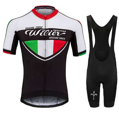 Short-Sleeve Bib Cycling Jersey