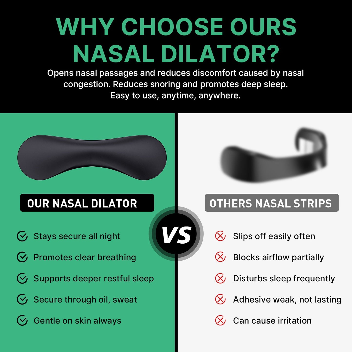 Reusable Silicone Nasal Dilator