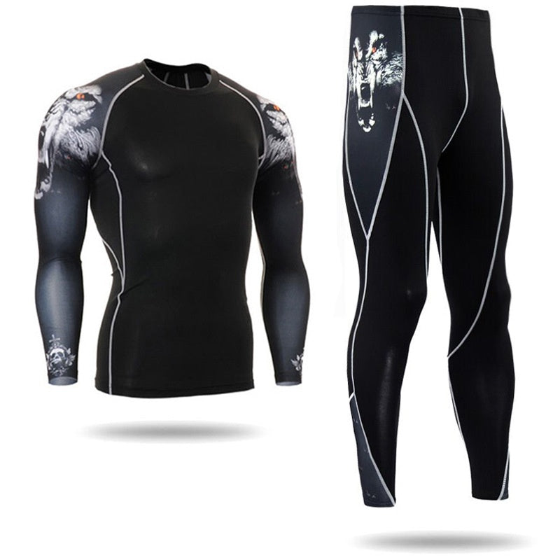 Long Sleeve Sports Compression Suit
