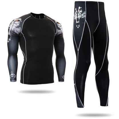 Long Sleeve Sports Compression Suit