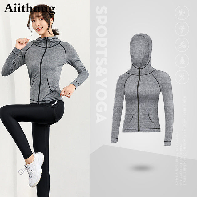 Women's Compression Yoga Running Jacket