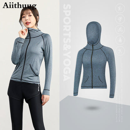 Women's Compression Yoga Running Jacket
